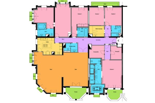 Splendide appartement de 6/7 pièces - Résidence du Métropole