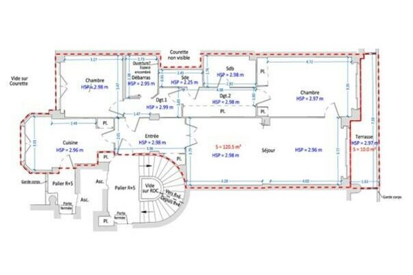 Très beau 3 pièces Bourgeois à rénover - Victoria